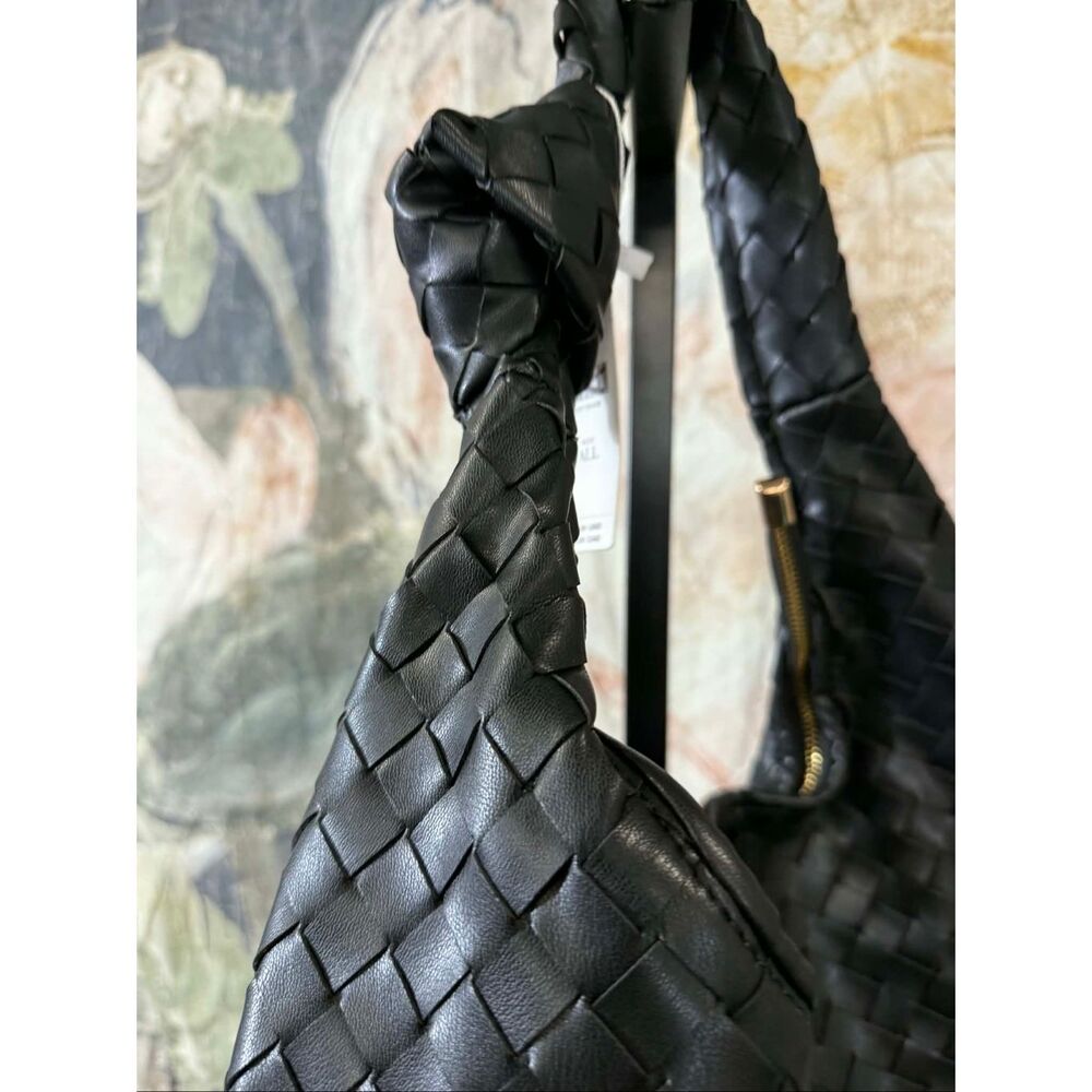 New Anthropologie Melie Bianco Brigitte Large Faux Leather Shoulder Bag - Picture 14 of 16
